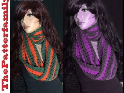 How to Crochet a Infinity Scarf Pattern #32│by ThePatterfamily