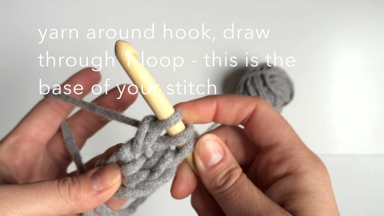 How to crochet :: foundation half treble (fhtr)