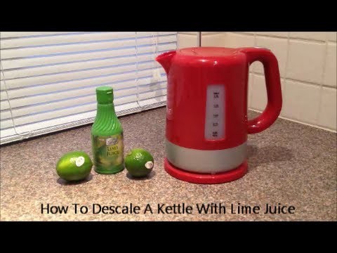 How To Descale A Kettle With Lime Juice