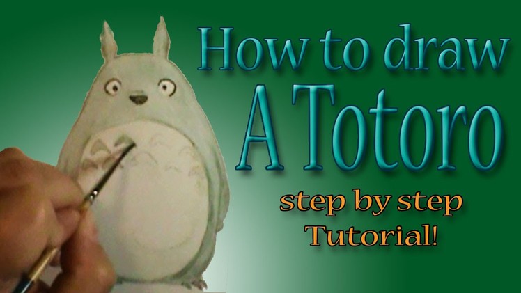 How to draw a Totoro