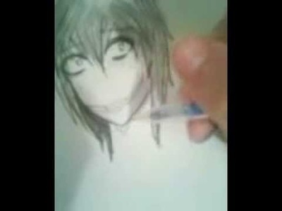 How to draw jeff the killer