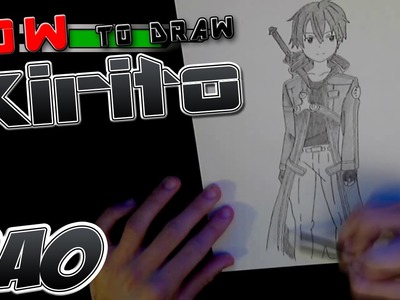 How to draw Kirito from SAO