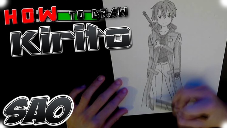 How to draw Kirito from SAO
