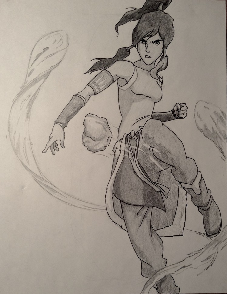 HOW TO DRAW KORRA!! Awesome the Legend of Korra