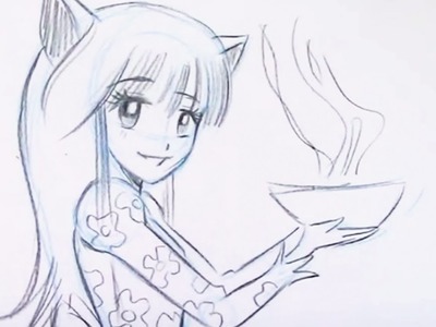 How to Draw Manga Cat Girl (Step by Step)