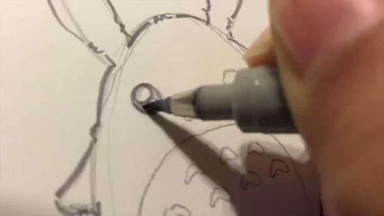 How To Draw Totoro (Chibi.Cute)