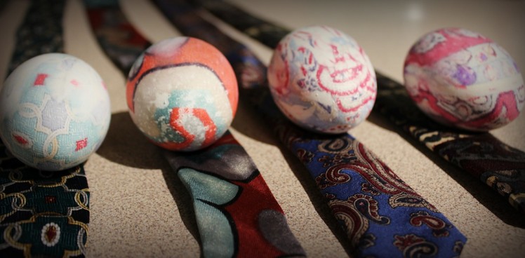 How to Dye Easter Eggs with Ties