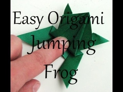 How to make a frog out of paper ** very easy!! **