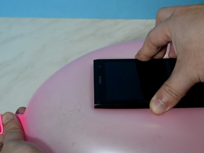 How to Make a Nokia Lumia Phone Balloon Case! DIY! Cool Balloon Case Review!
