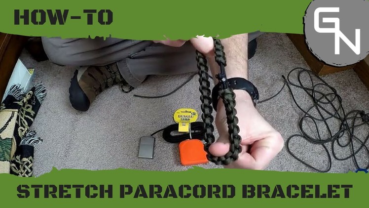 How To Make a Stretch Paracord Bracelet with No Buckles