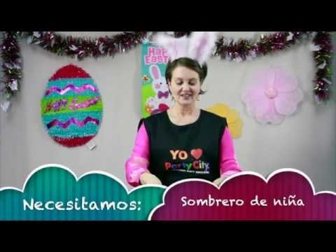 How to make an Easter Hat for Girl - Idea de Sombrero de Easter para niñas - Party City