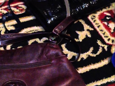 How to make an old leather purse look NEW and flip it