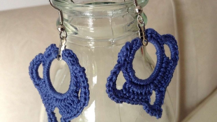How To Make Beautiful Crochet Earrings - DIY Crafts Tutorial - Guidecentral