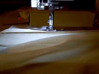 How to sew clean chiffon edges the simple way. No ironing, no trimming.