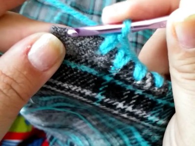 How to start a blanket scarf & corners