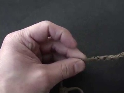 How to tie a daisy chain sinnet knot for paracord rope cordage string