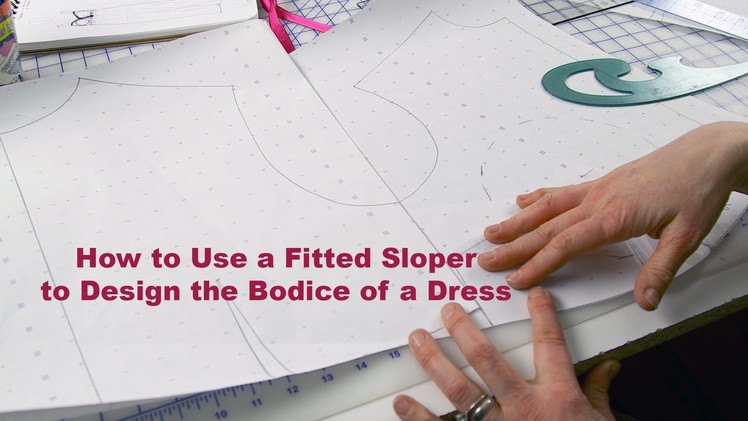 J Stern Designs l Quick Tip:  How to use a Fitted Sloper to Draft a Dress Bodice