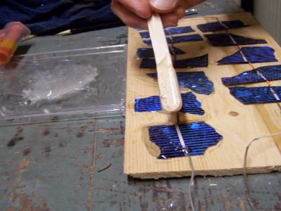 Make a durable solar panel case from epoxy