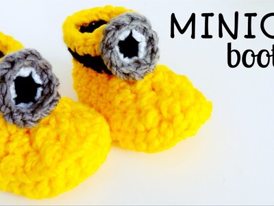 Minion Crochet Booties