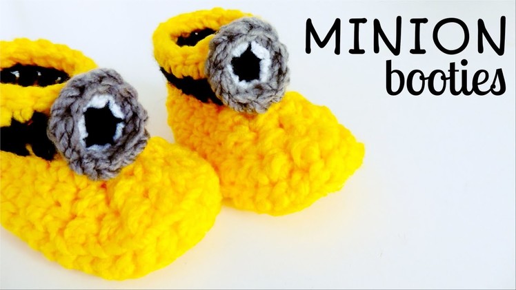 Minion Crochet Booties