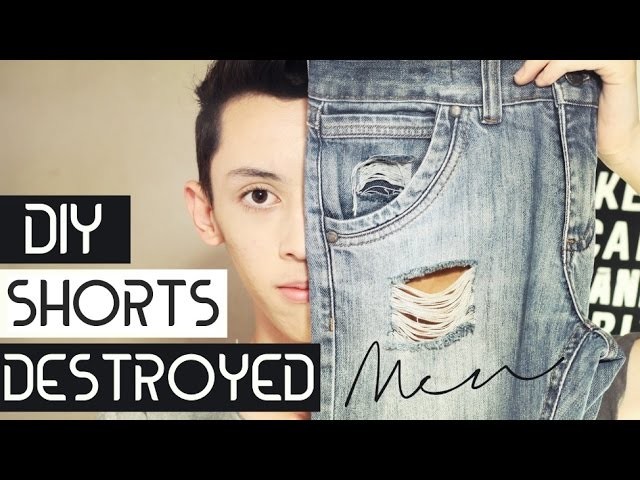 Shorts Jeans Rasgado - DIY TUTORIAL