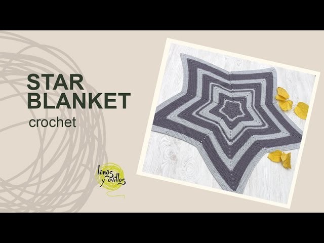 Tutorial Star Crochet Blanket