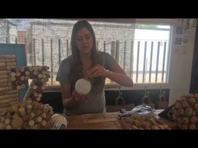 BluMarble-DIY Cork Sphere|Great Wedding Center Piece Ideas