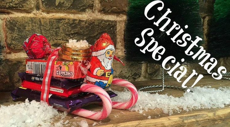Christmas Crafts   Easy Chocolate Sleigh Treat DIY (as seen on Elynn's Place)