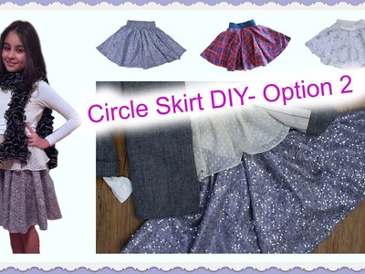 Circle Skirt DIY - with elasticated Waistband