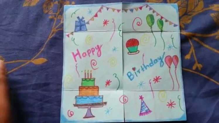 DIY | Birthday | Never ending card | Idea