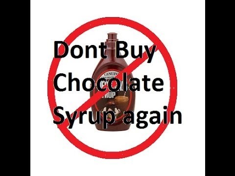 DIY Chocolate Syrup Recipe!! (Old School bring back)
