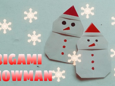 DIY Christmas Ornament - Origami Snowman