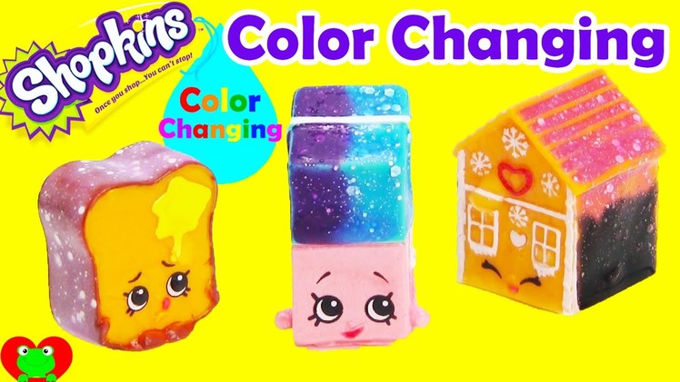 DIY Color Changing Shopkins Polished Pearl Erica Eraser, Ginger Fred, and More