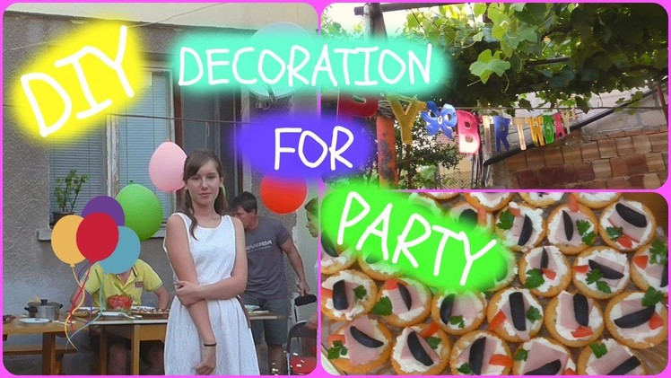 DIY Decoration for party