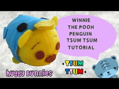 DIY Disney Winnie the Pooh Penguin Tsum Tsum Plushie ╏ Huggy Bunnies