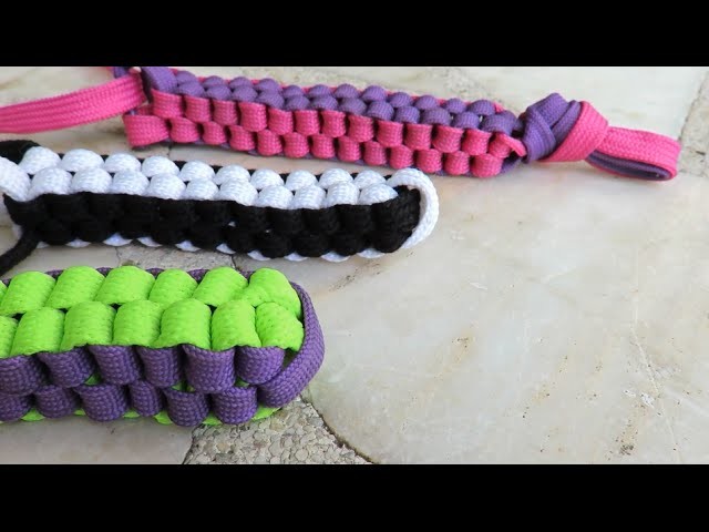 DIY Lanyard Shoe Laces (Square Weave)