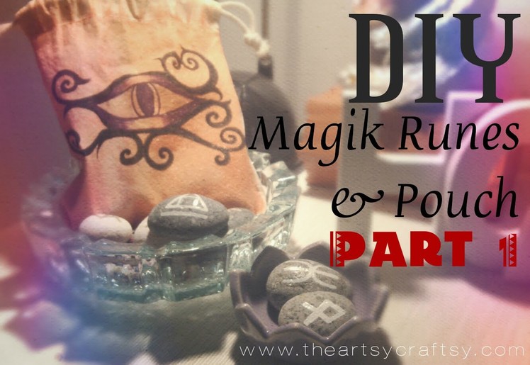 DIY Magikal Runes with Bag Part 1