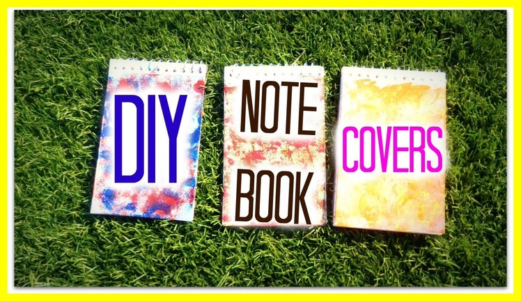DIY Notebook Covers!!