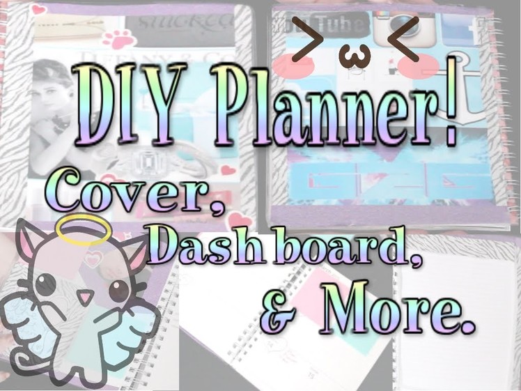 DIY PLANNER! Cover, Dashboard, and notebook ♥ GlitterToGaming ♥ HD