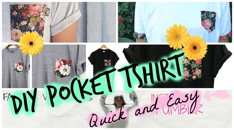 DIY POCKET TSHIRT