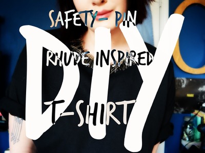 DIY Safety-Pin T-Shirt | Gabi Bailey