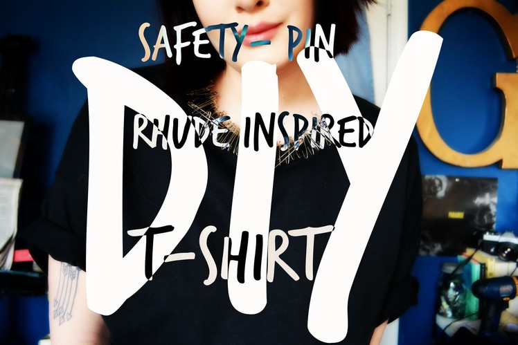 DIY Safety-Pin T-Shirt | Gabi Bailey