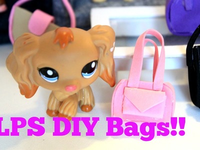 How to make LPS bags and purses EASY DIY