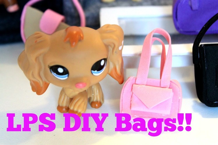 How to make LPS bags and purses EASY DIY