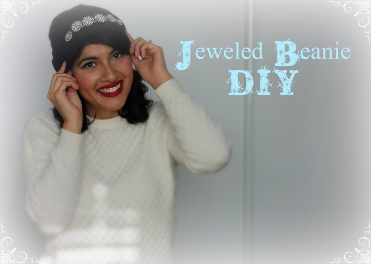 Jeweled Beanie DIY
