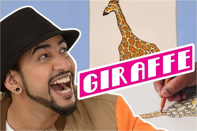 Mad Stuff with Rob - MSWR Shorts | How to draw a Giraffe | DIY Drawing for children