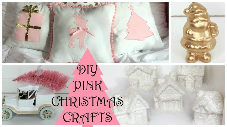 CHRISTMAS DIY CRAFTS 2015 ♡ Pink Christmas Decorations!