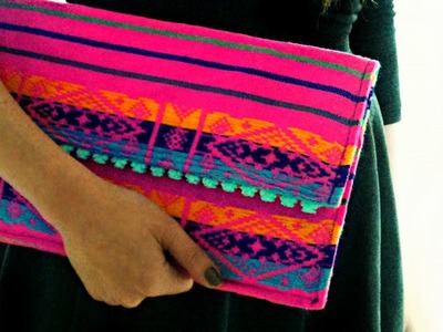 Create a Cool Tribal or Aztec Print Clutch - DIY Style - Guidecentral