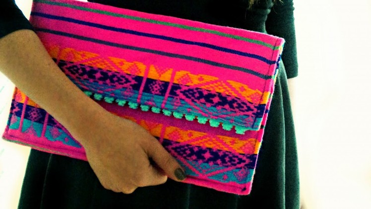 Create a Cool Tribal or Aztec Print Clutch - DIY Style - Guidecentral