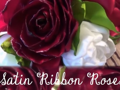 DIY Beautiful Satin Ribbon Rose